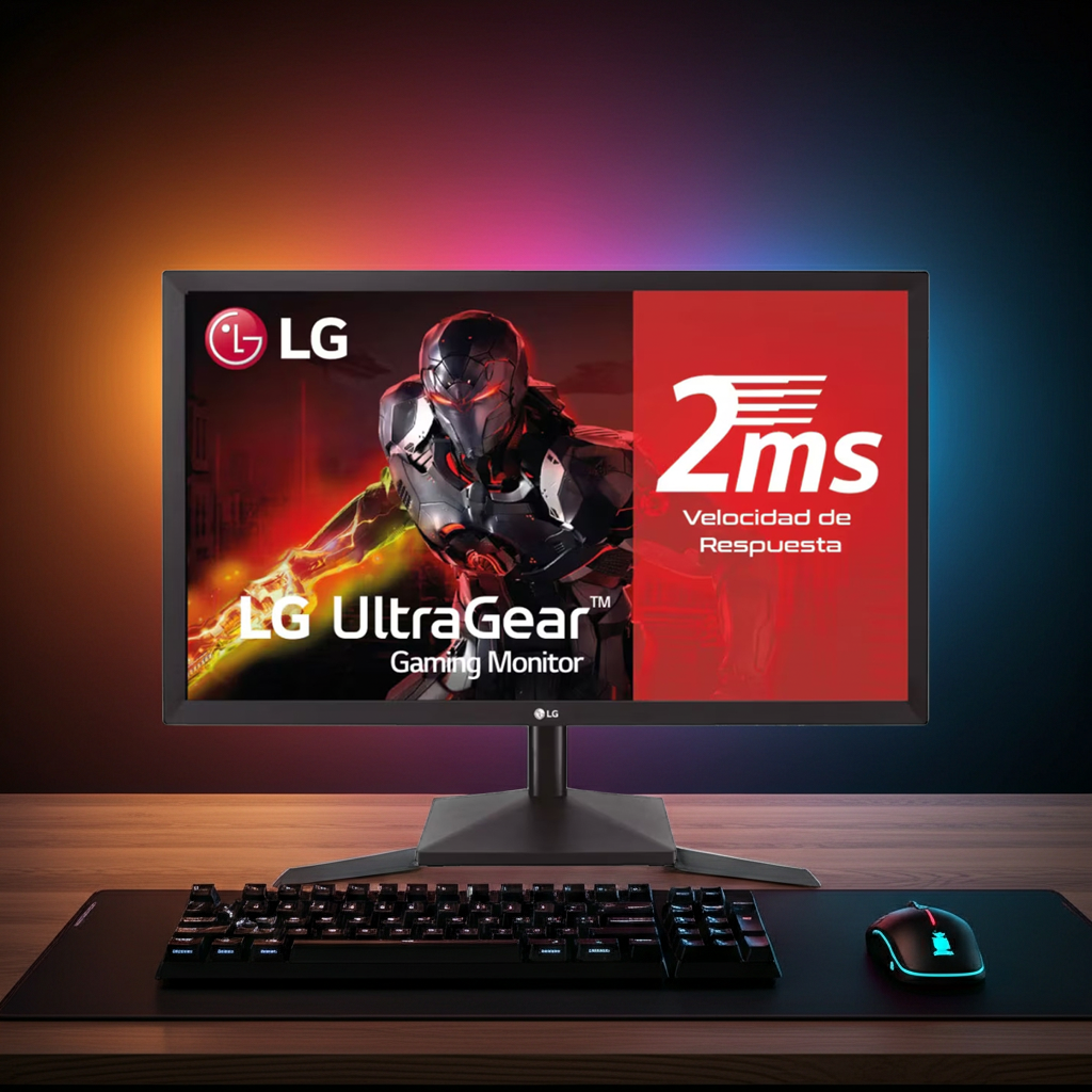 Monitor LG 27" Full HD 27MK400H | HDMI + VGA | AMD FreeSync | Imagen Nítida para Oficina o Gaming